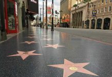 Hollywood Cover-Up — PREDATOR Producer FINALLY BUSTED Hollywood Walk of Fame stars on sidewalk.