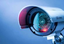 Predator’s MASSIVE Iowa Scheme EXPOSED Close-up of a CCTV security camera.