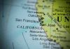 Deadly Mosquitoes INVADE Silicon Valley Close-up of California map showing major cities.