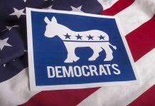 SHOCKING LONE Democrat Revolts — Stuns Party Leadership Democrats logo on American flag background