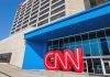 Shocking CNN-Mayor FACEOFF — Viral Political CLASH Exterior view of the CNN headquarters with a large red logo and blue entrance