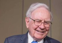Warren Buffett smiling during a public appearance