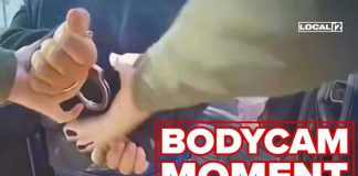 Bodycam shows human smuggler captured after high-speed