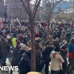 Thousands at anti-ICE protest in Minneapolis