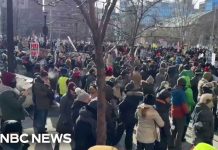 Thousands at anti-ICE protest in Minneapolis