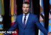 Defense Secretary Pete Hegseth rails against 'fat generals