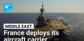France deploys its aircraft carrier to protect Middle East allies