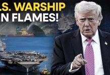 Nuclear Carrier Blaze Shocks Red Sea