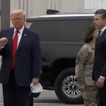 Trump Arrives At Dover Air Force Base For Dignified