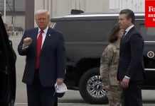 Trump Arrives At Dover Air Force Base For Dignified
