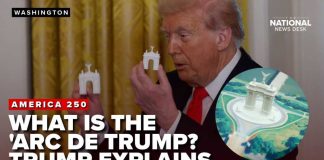 250-Foot “Arc De Trump” Near Cemetery