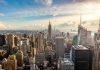 New York City skyline with Empire State Building.