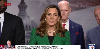 U.S. Rep. Maria Elvira Salazar reacts to Raul Castro's indictment