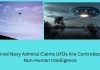 Retired Navy Admiral Claims UFOs Are Controlled by Non-Human Intelligence