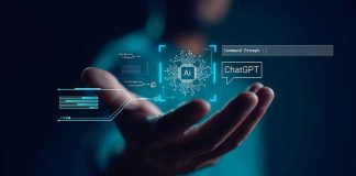Murderer Used ChatGPT – Kids Pay The Ultimate Price Hand holding digital AI and ChatGPT graphics.