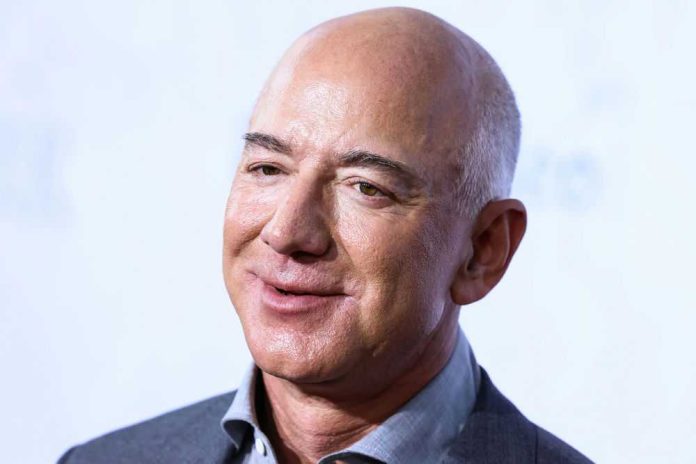 600667404 Smiling bald man in a suit.