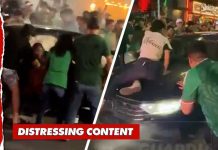 Horrifying Moment Driver Plows Into Mexican Soccer Fans Celebrating World Cup Win