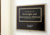 Sign for the Committee on Oversight and Government Reform, Room 2247