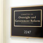 Sign for the Committee on Oversight and Government Reform, Room 2247