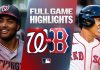 NATIONALS vs. RED SOX: Official Full Game Highlights (June 29) | 2026 MLB Season