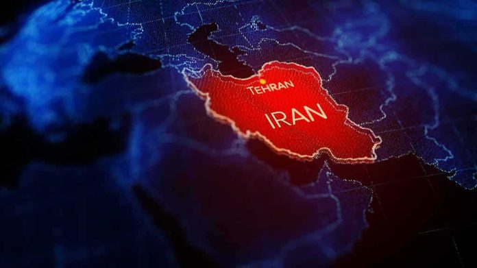 shutterstock_1610681794 Iran highlighted on a digital map
