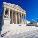 Supreme Court building with grand marble columns