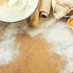 Scientists Made Cookies From Plastic Baking ingredients on a floured wooden surface