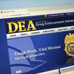 Colombian Cocaine Suspect Extradited to U.S. DEA website homepage with gold badge and text