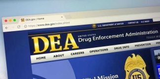 Colombian Cocaine Suspect Extradited to U.S. DEA website homepage with gold badge and text