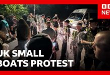 Anti-migrant protests leaves officers injured in Portsmouth, UK police say | BBC News