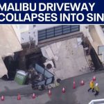 Sinkhole in Malibu Swallows Cage’s Driveway Sinkhole forms after driveway collapses at Malibu beachfront home