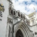 Royal Courts of Justice exterior with Gothic arches