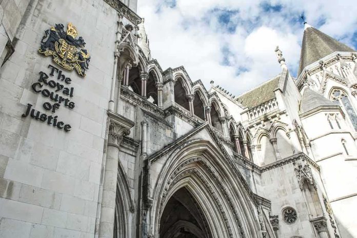 Royal Courts of Justice exterior with Gothic arches