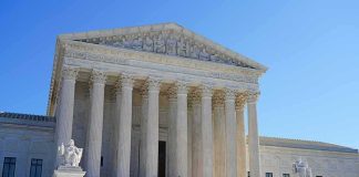 Judge Keeps 90-Day Sentence After Admitted Error Supreme Court building with grand columns and steps
