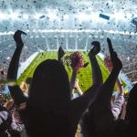 Team USA Dominates World Cup Opener Fans cheering in a packed stadium during a night game