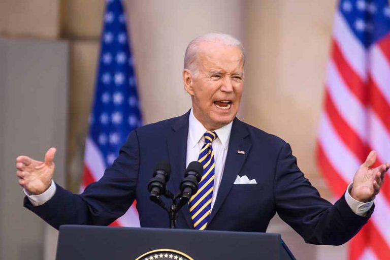 Biden Says NO Puts His Foot Down