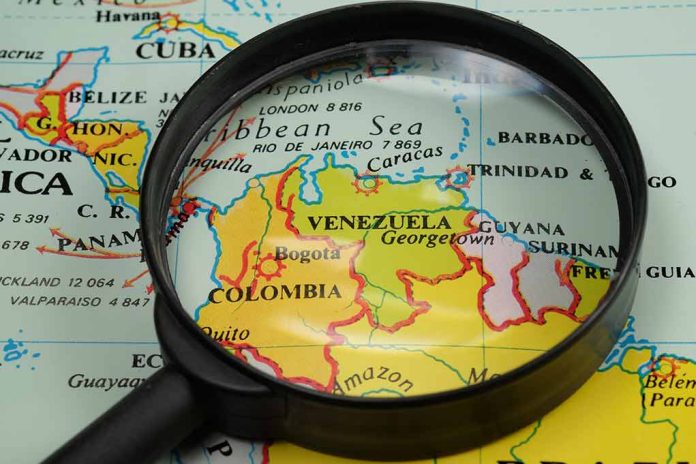435064315 featured image Magnifying glass over a map of Venezuela.