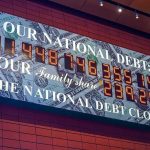 US National Debt Clock displaying current debt figures
