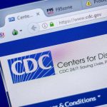 Screenshot of the CDC website homepage